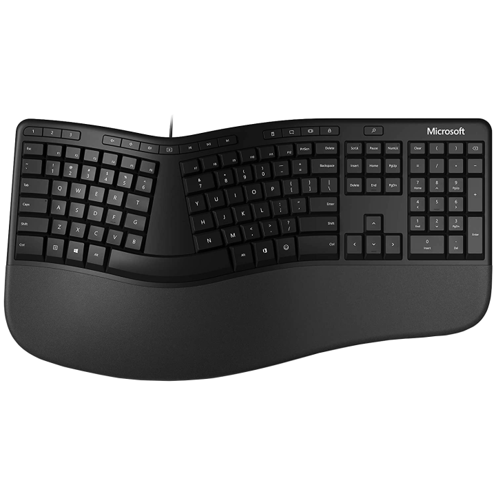 Teclado Ergonómico Microsoft (Alámbrico)